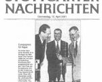 DEU, Stuttgarter Zeitung - Europapreis für Hajek, 2001